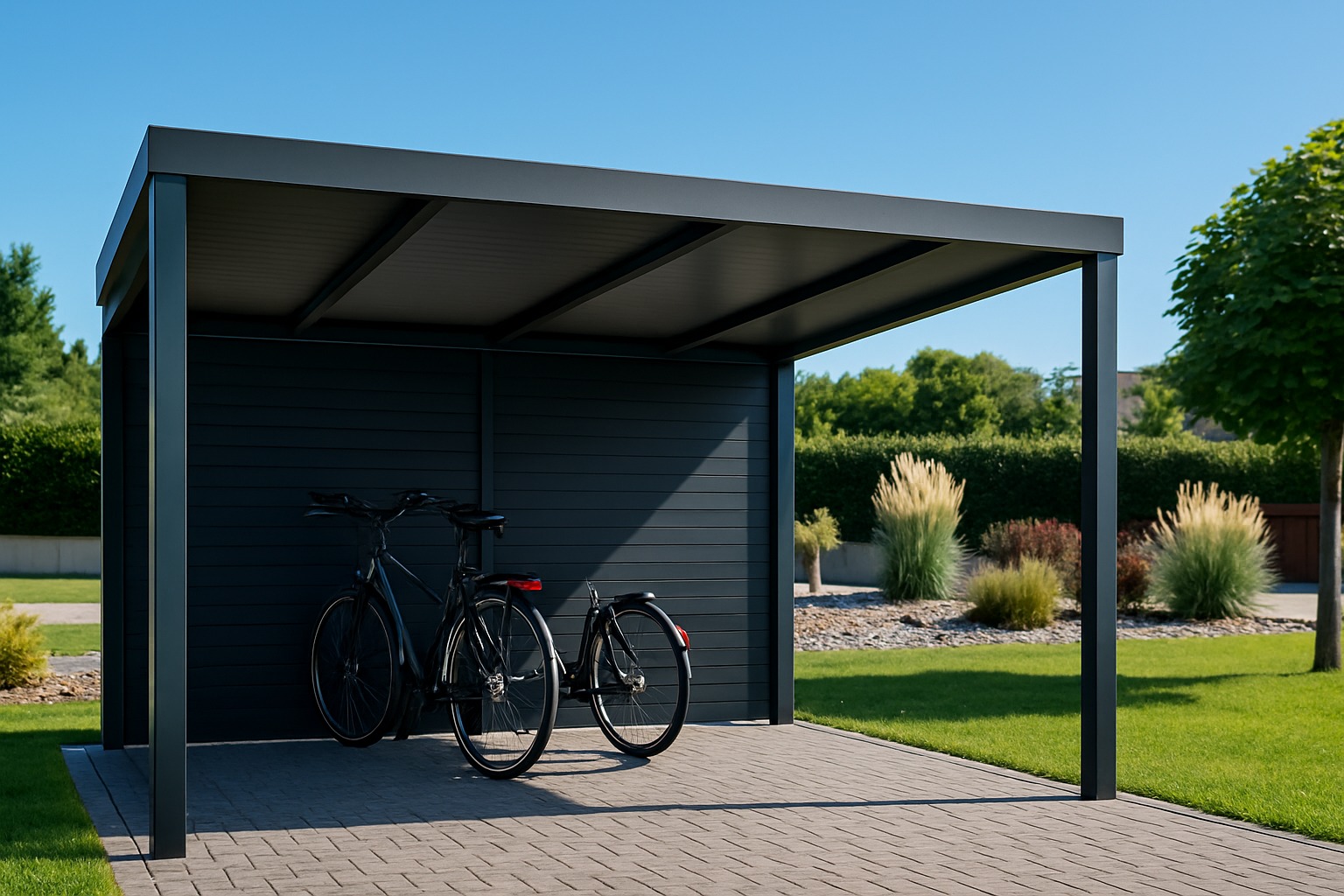 Carport Aluminium weiß NRW – Vensaro