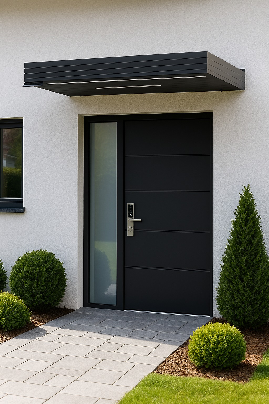 Eingangsüberdachung Aluminium NRW – Vensaro