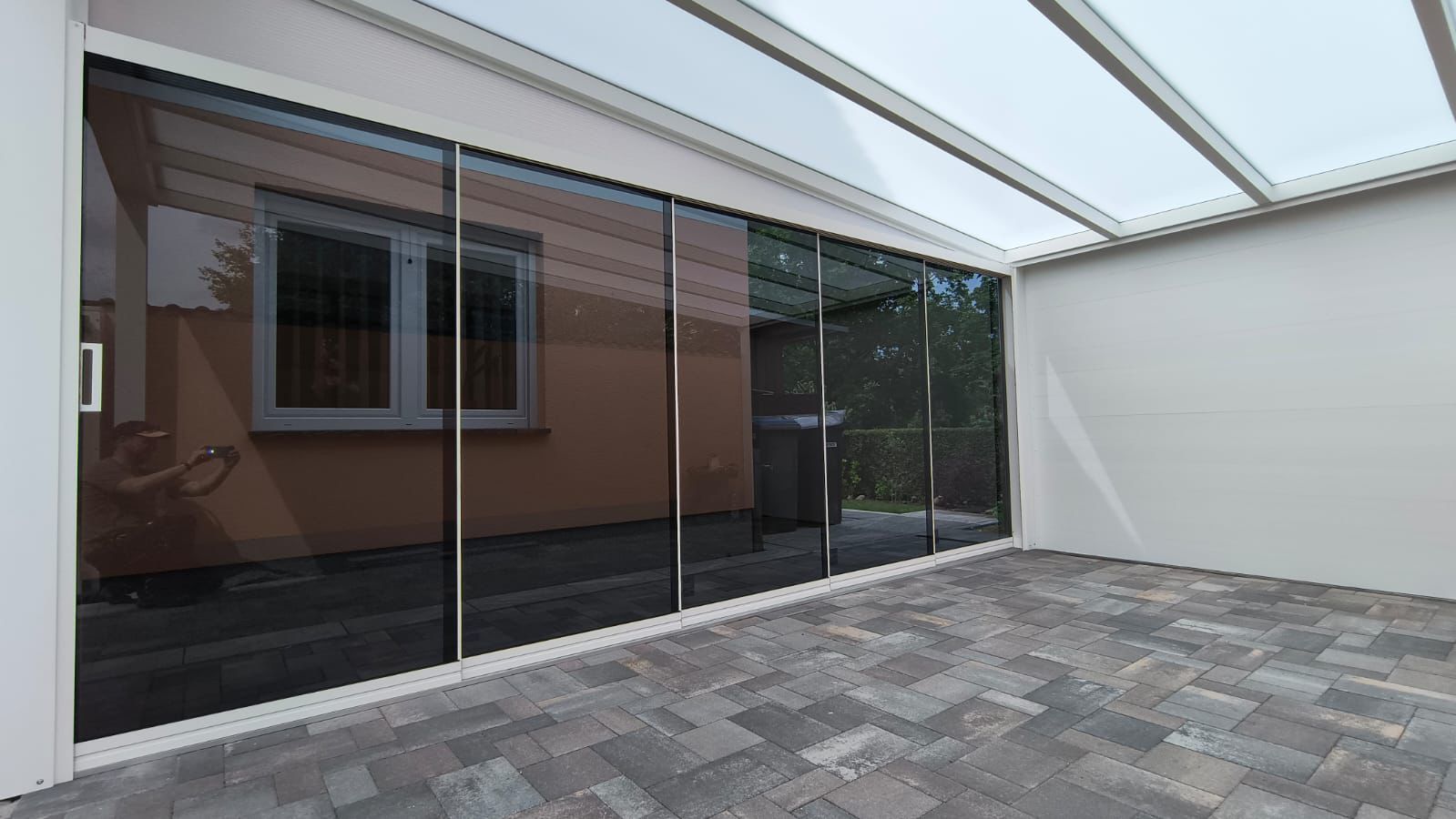 Pergola + Glasschiebewand NRW – Vensaro